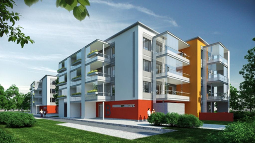 Asunto Oy Vantaan Keijumetsä. Kuva: Lemminkäinen.