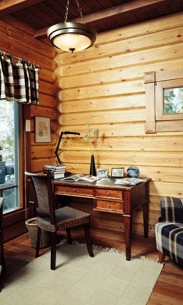 Perinteinen loma-asuntokin muuttuu huonekaluilla (Honka)