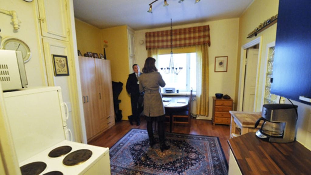 Kalliolaisasunto esittelyssä. Lehtikuva.