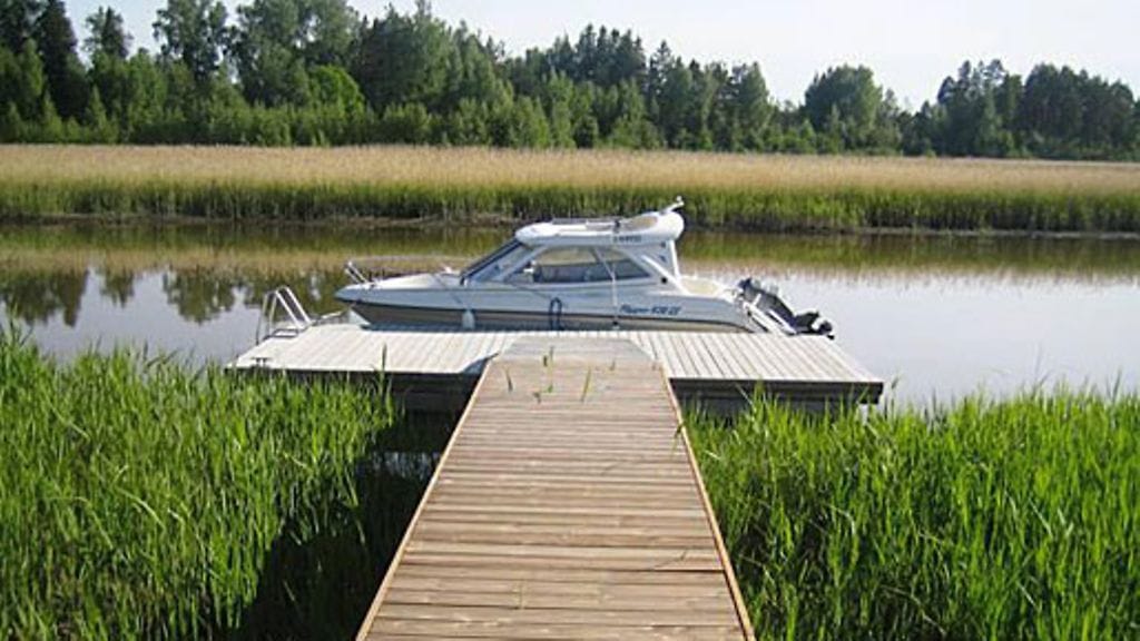 Oma laituri on arjen luksusta.