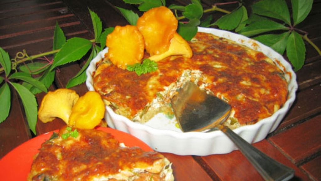 Herkullinen kantarellipiirakka