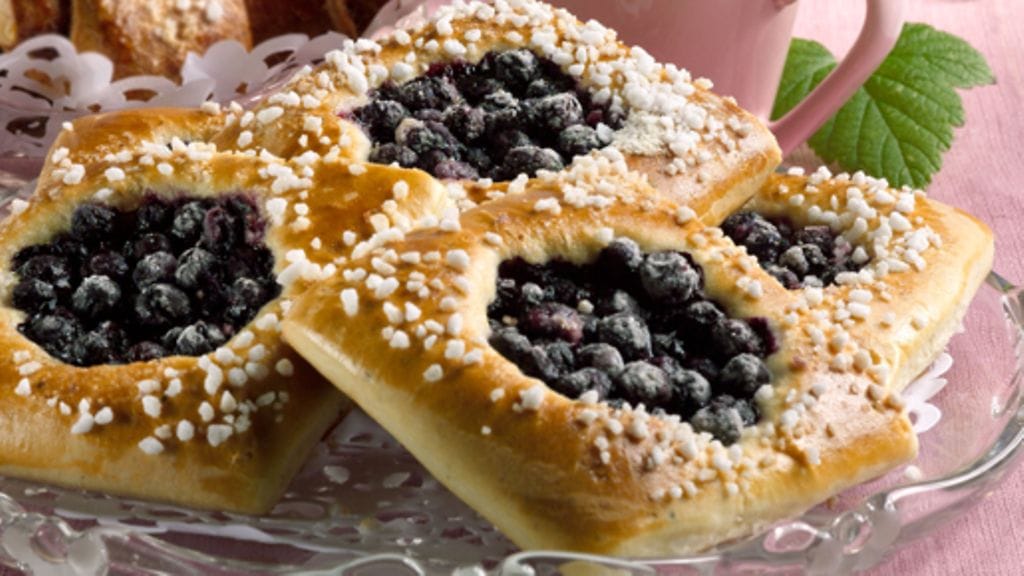 Mustikkapullat. Kuva: Myllyn Paras Oy.