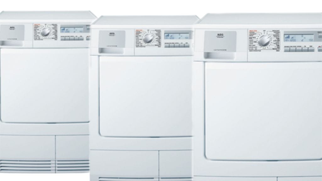 Hiljainen kuivausrumpu. Kuva: AEG.