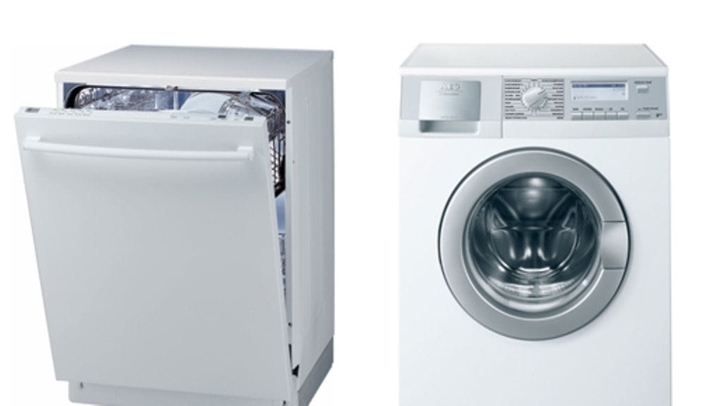 Kodinkoneet yllättävät hiljaisuudellaan. Kuva: LG ja AEG.