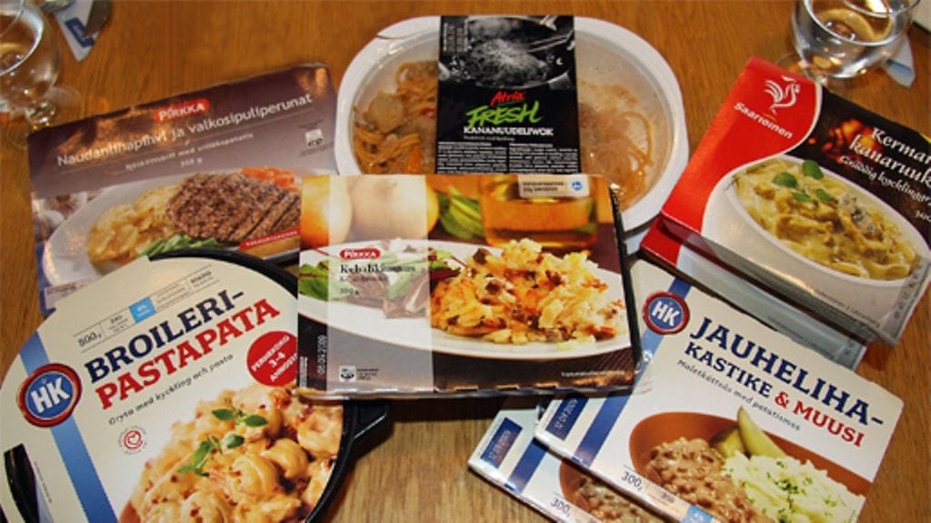 Valmisruokauutuudet testissä. Kuva: MTV3.