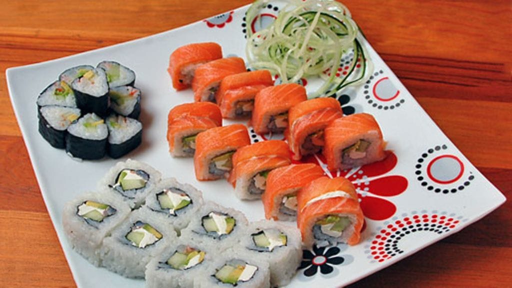 Sushitarjotin. Kuva: SXC