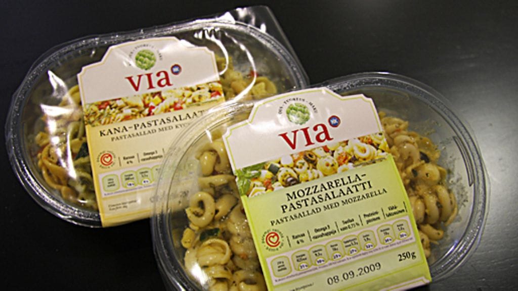 Via-salaatit pärjäsivät hyvin. Kuva: MTV3.