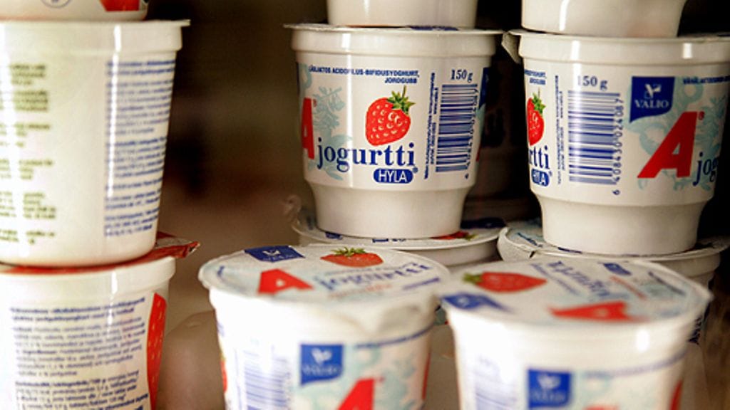 Jogurttia. Kuva. Lehtikuva.