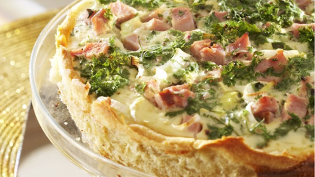 Kinkkujuustopiirakka. Kuva: Ruokakesko.