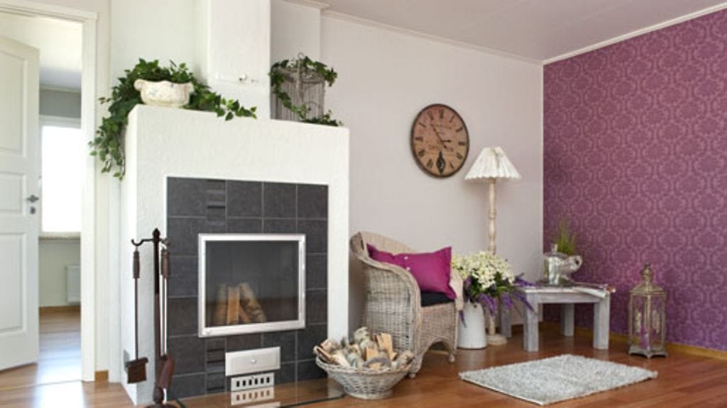 Takat ovat monessa Valkeakosken asuntomessukohteessa näyttävä osa sisustusta.