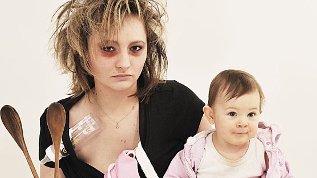 Äiti voi olla välillä vähän väsynyt.