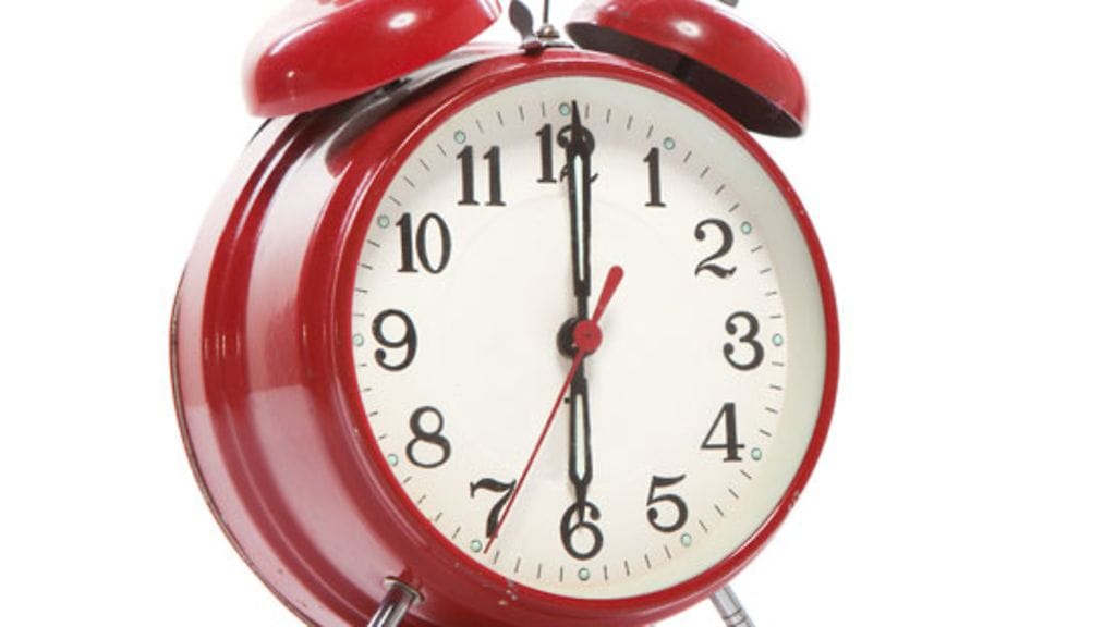 Valo auttaa sisäisen kellon oikeaan.