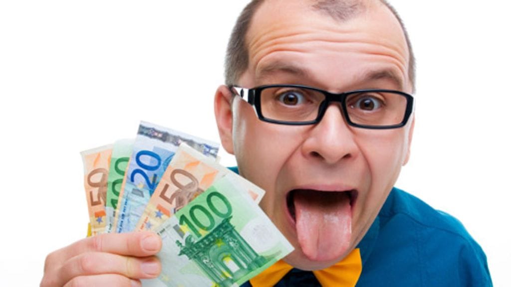 Raha on iloinen asia, jos sitä on.