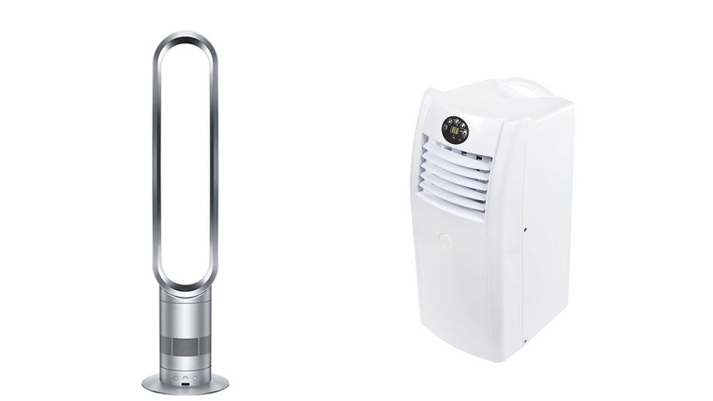 Dysonin tornituuletin ja Domeston ilmastointilaite olivat Koti-osion testiryhmän testattavana.