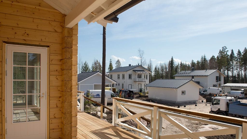 Messualue oli toukokuussa jo melkein valmis.