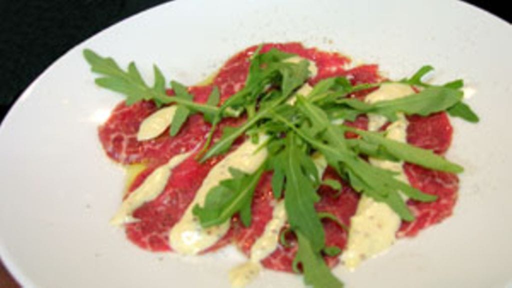 Härkä-carpaccio
