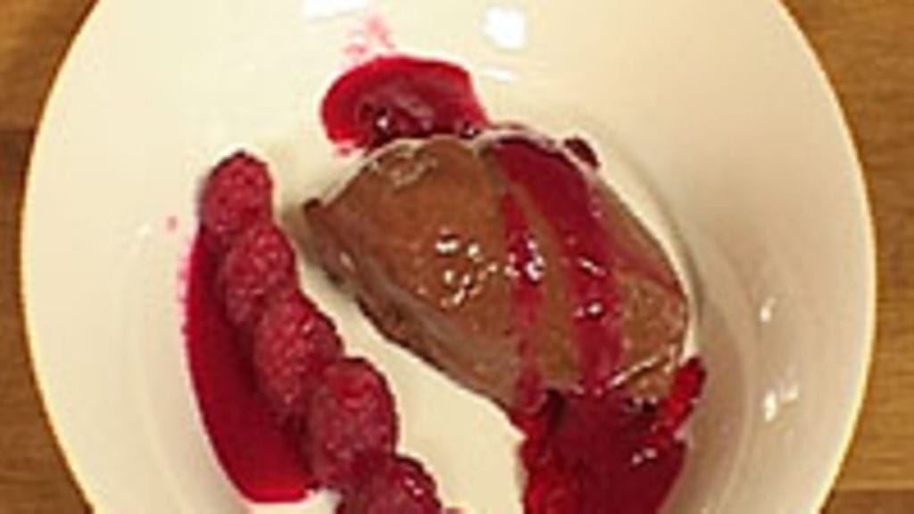 suklaa-mansikka jälkkäri