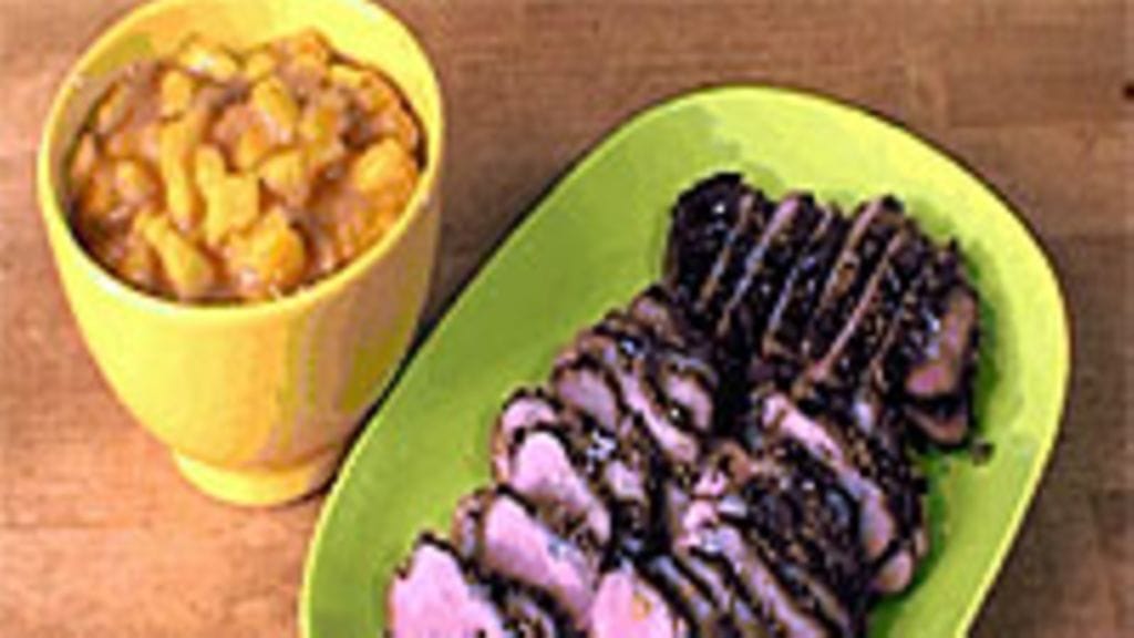 Paahdettua ankanrintaa