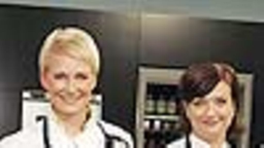 Leena Harkimo ja Riikka Mari Muhonen