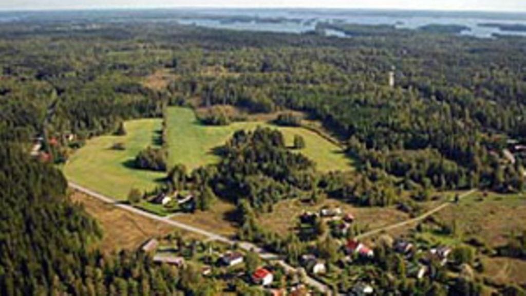 Ilmakuva messualueesta.