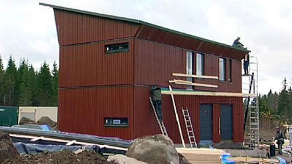 ENSI-omakotitalo ulkoa