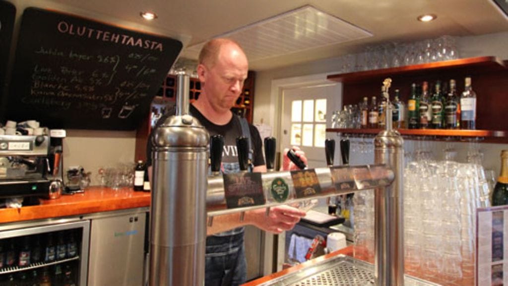 Panimoravintola Huvilan ravintoloitsija Jussi Hukkanen