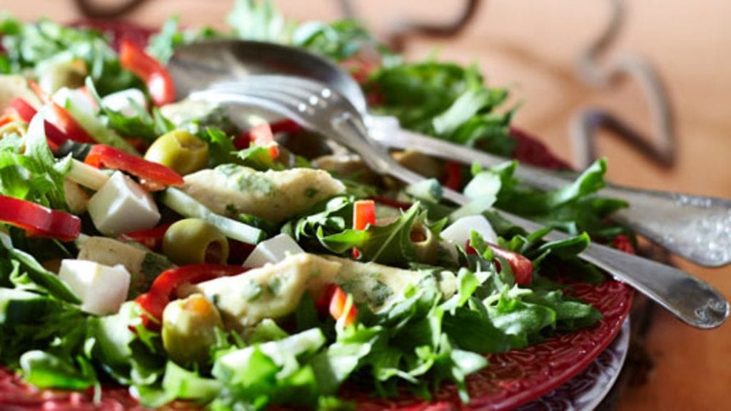 Dijonin broilerisalaatti