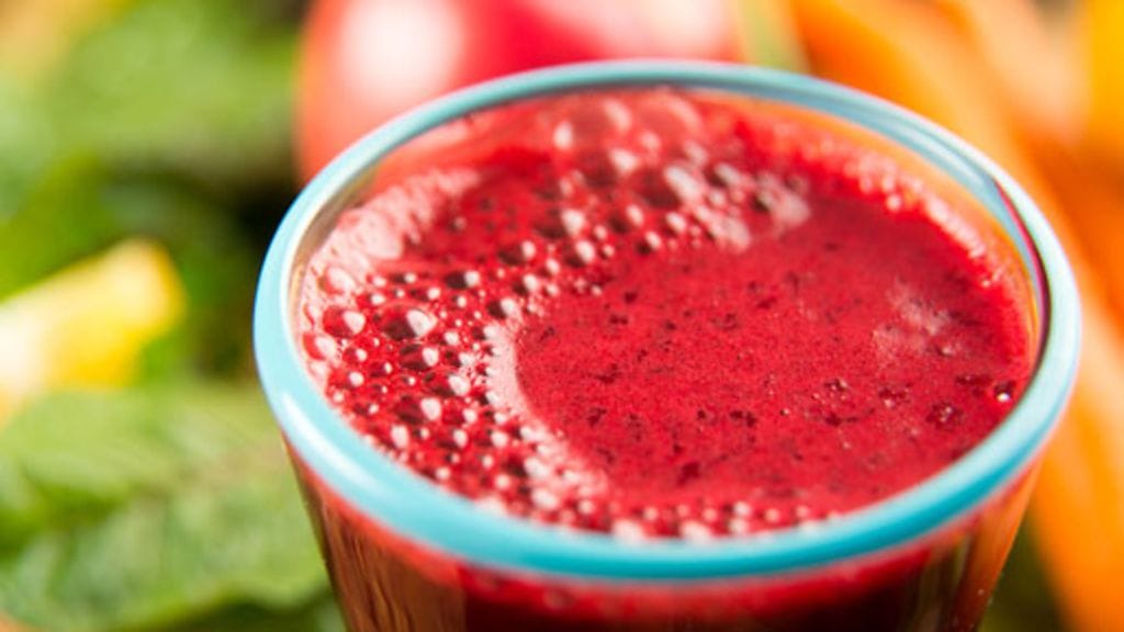 Punajuurimehu auttaa palautumaan