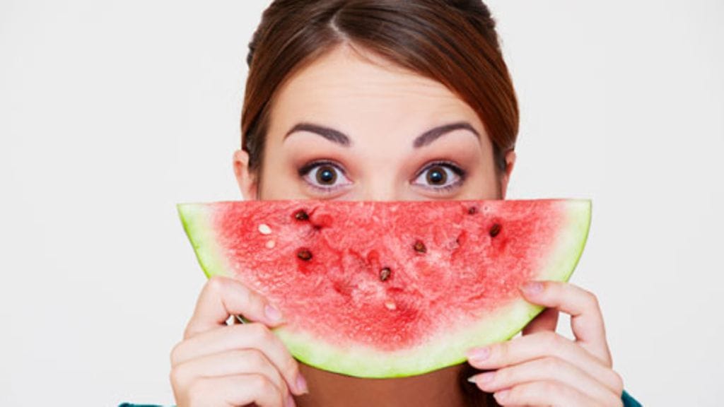 Saako vesimelonin vihreää osaa syödä?