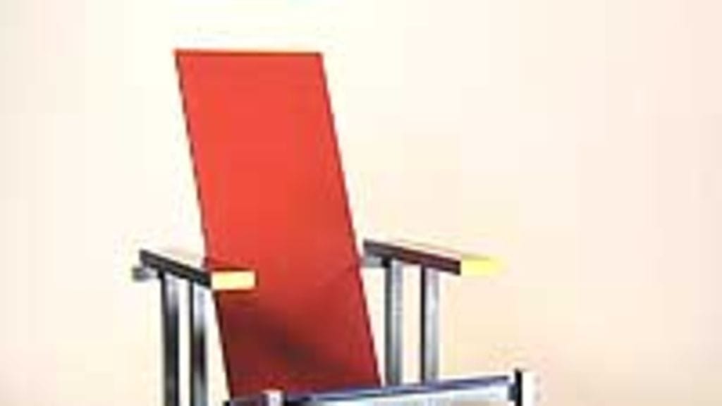 Red-blue chair