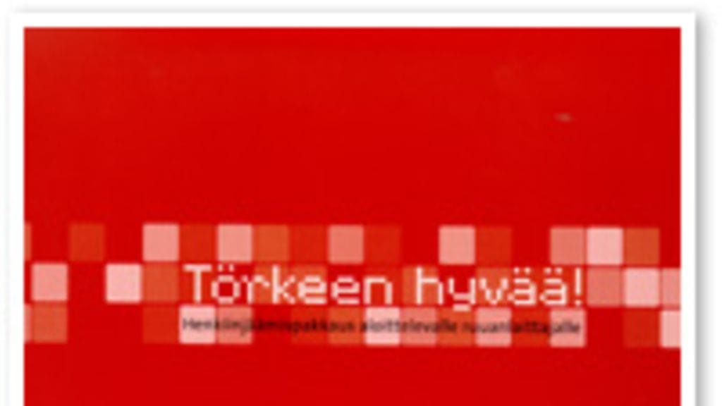 Törkeen hyvä -esite