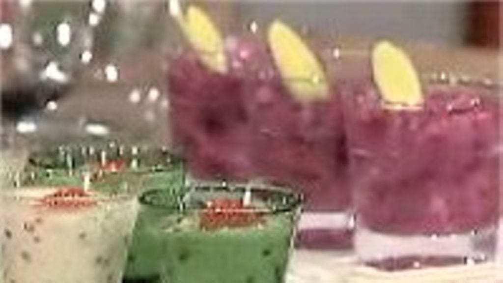 Mätiherkku ja punajuurimousse