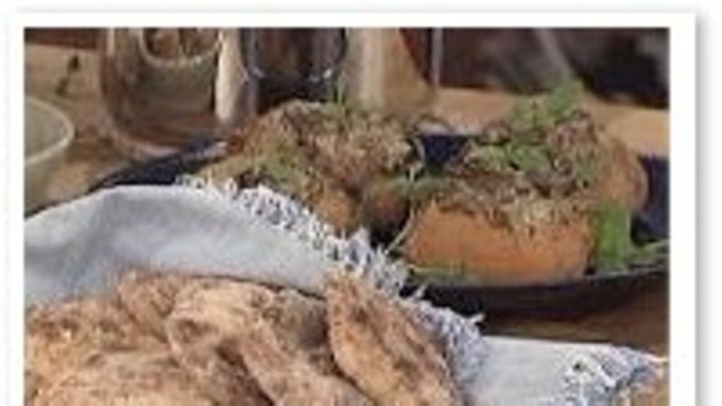 Lammasmuhennoksella täytetyt nauriit ja naurisrieskaa