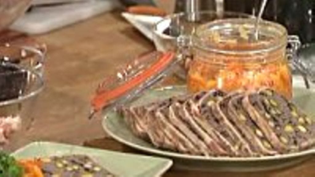 Joulupatee ja appelsiini-porkkanamarmeladi