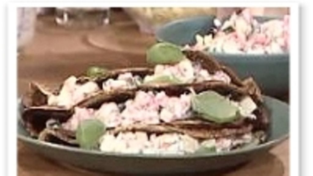 Pinaattiletut kasviskaviaaritäytteellä