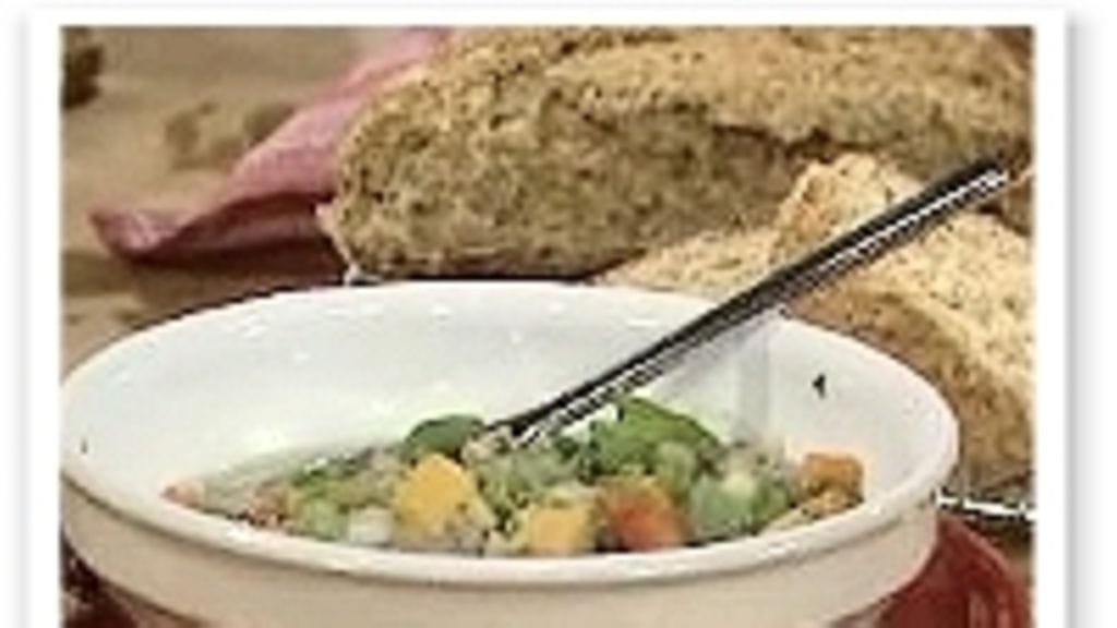 Talvinen keitto ja soodaleipä