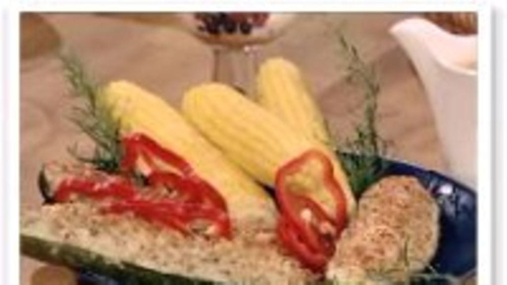 Amerikan Einon täytetyt kesäkurpitsat