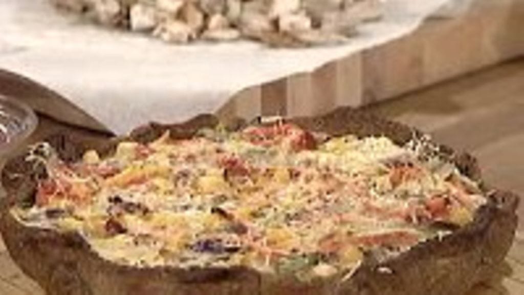 Broileri-kasvispiirakka