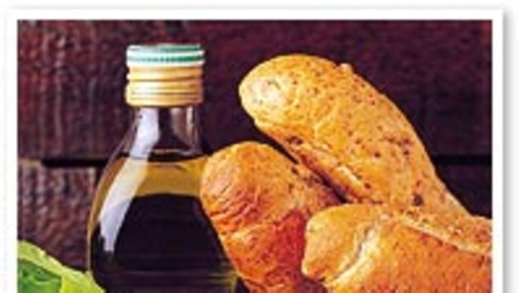 öljypullo ja leipää