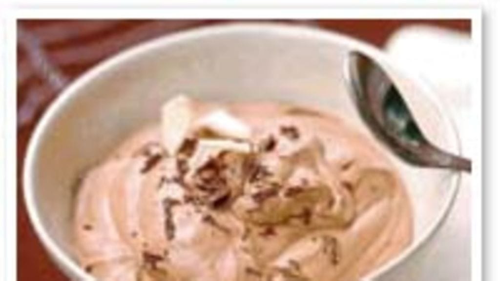 Luomukahvi-suklaamousse