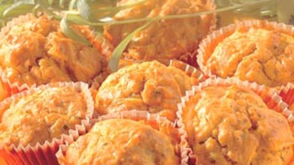 Porkkana-sipulimuffinit