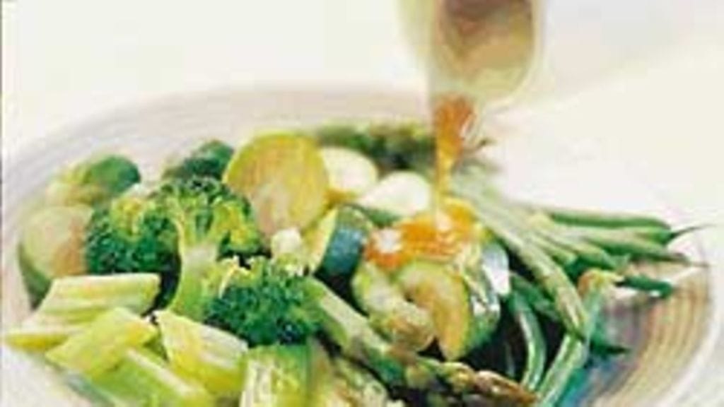 Vihreä kasvislautanen