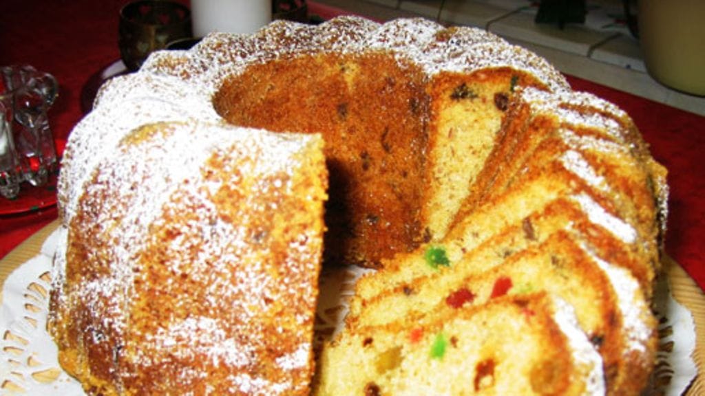 Sherry-hedelmäkakku joulumyyjäisiin