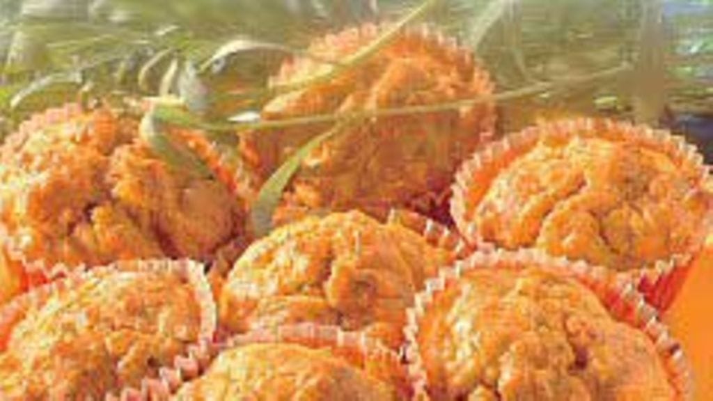 Kantarelli-paprikamuffinit