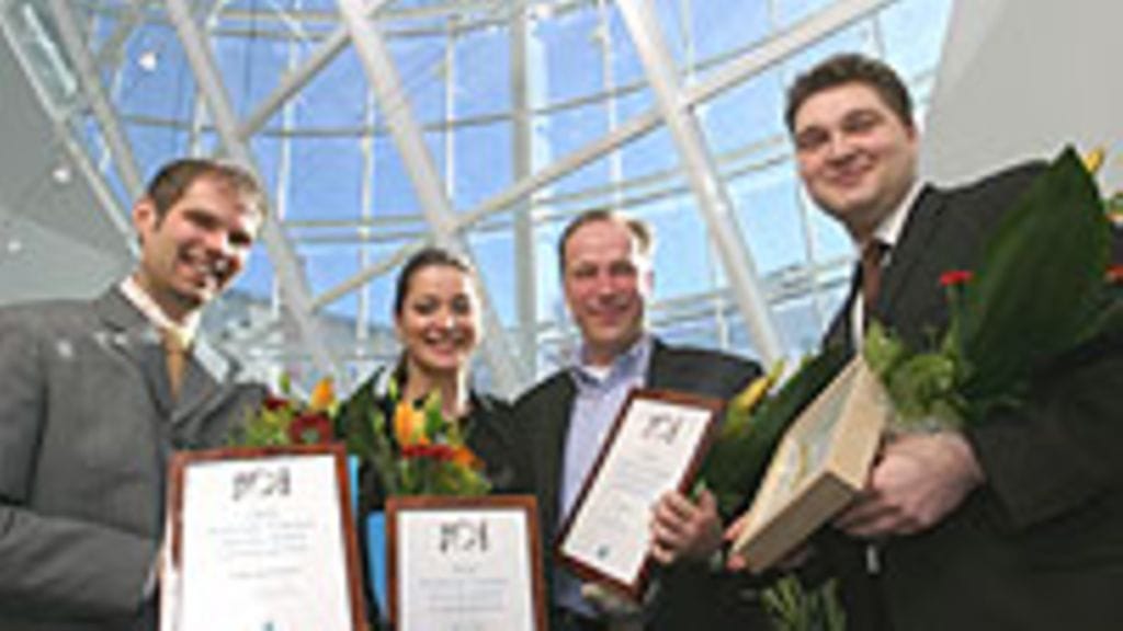 Pasi Tuominen, Viviane Kallio, Antti Vantera ja Hannu Arokko