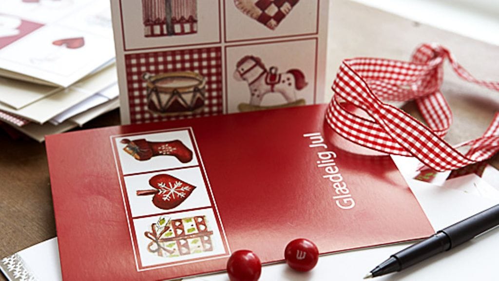 Nyt on aika lähettää joulukortit.