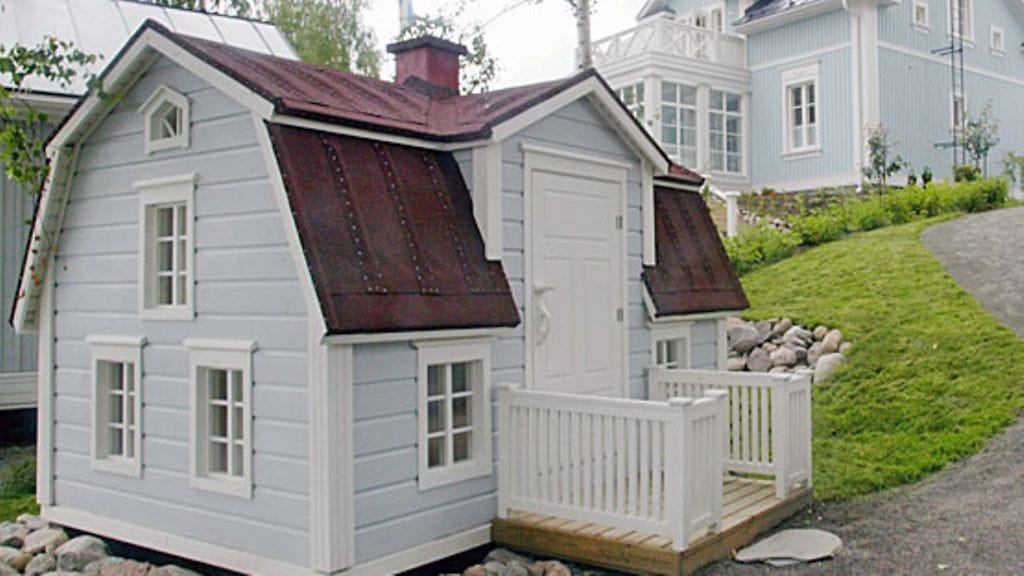 Heinolan asuntomessuilla vuonna 2004 saatiin ihailla myös upeita leikkimökkejä. Kuva: Lehtikuva