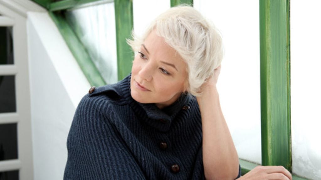 Annika Eklund ja Ari Myllyselkä Ihan Tuuliajolla -näytelmästä.