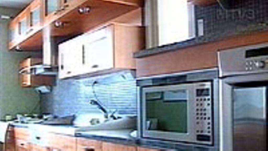 Keittiönäkymää Tuusulan asuntomessuilla