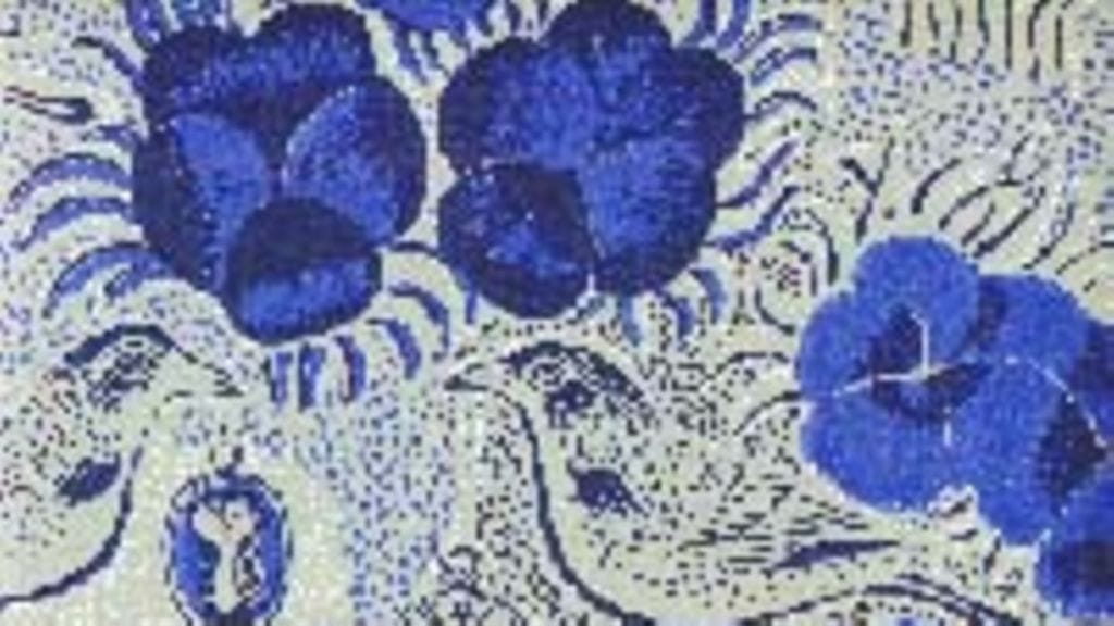 Birger Kaipiaisen "Ken kiuruista kaunein" -tapetti 1950-luvulta